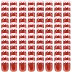 Røde VidaXL Opbevaringskrukker i Glas 96 stk 