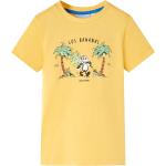 Okkergule VidaXL Kortærmede T-shirts til børn i Bomuld Størrelse 92 