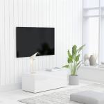 Hvide VidaXL Tv-skabe Højglans Med Skuffer 