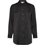Sorte Vila Langærmede skjorter Med lange ærmer Størrelse XL til Damer 