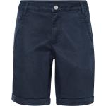 Mørkeblå Vila Chino shorts i Bomuld Størrelse XL til Damer 
