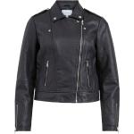Vila - Skindjakke viFeli Leather Jacket - Sort - 36