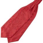 Røde Kravatter Størrelse XL med Paisley 