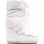 Hvide Moon Boot Vinter Snørestøvler i PVC Størrelse 44 til Damer 