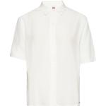 Hvide Tommy Hilfiger Kortærmede skjorter med korte ærmer Størrelse XL 