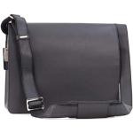 Visconti - Leather - Shoulder Bag/Work Bag/Shoulder Bag - A4 - Hardvard - (18548) - Black - l