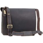 Visconti - Leather - Shoulder Bag/Work Bag/Shoulder Bag - A4 - Hardvard - (18548) - Brown - l