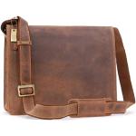 Visconti - Leather - Shoulder Bag/Work Bag/Shoulder Bag - A4 - Hardvard - (18548) - Brown - l