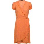 Orange Vero Moda Wrap kjoler Størrelse XL til Damer 