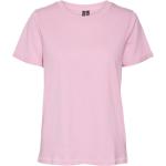 Pinke Vero Moda T-shirts Størrelse XL 