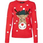 Røde Vero Moda Jule Sweaters Størrelse XL 