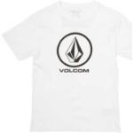 Volcom T-Shirt Til Børn Crips Stone Hvid S: 8-10 år Hvid