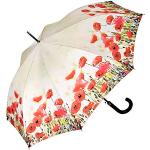 Flerfarvede Farverige Efterårs Paraplyer Størrelse XL med Blomstermønster til Damer 