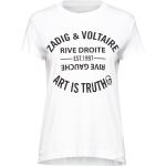 Hvide Zadig & Voltaire Kortærmede t-shirts med korte ærmer Størrelse XL 