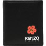 Sorte KENZO Mobilpung Kortholdere med Blomstermønster til Herrer på udsalg 