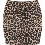 Brune Nederdele i Jersey Størrelse XL med Leopard til Damer 