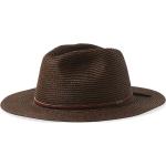 Wesley Straw Packable Fedora Accessories Headwear Straw Hats Brown Brixton