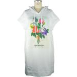 Hvide Midi MOSCHINO Love Moschino Kjoler i Bomuld Størrelse XL med Blomstermønster til Damer på udsalg 