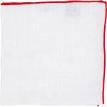 White Red Border Pocket Str One size - Lommeklude