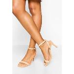 Sommer Sandaler med hæl med bred sål med firkantede skosnuder Størrelse 37 til Damer 