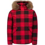 Røde Vandtætte Vinter Parka coats i Bomuld Størrelse XL til Herrer 