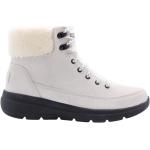 Hvide Skechers Vinter Læderstøvler i Læder Størrelse 40 til Damer 