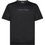 Wo - Ss Tee Sport T-Kortærmet Skjorte Black Calvin Klein Performance