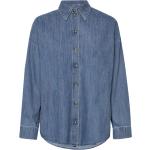 Blå Esprit Casual Langærmede skjorter i Denim Med lange ærmer Størrelse XL til Damer på udsalg 