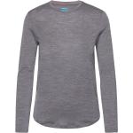 Women Merino 125 Cool-Lite™ Sphere Iii Ls Tee Sport T-shirts & Tops Long-sleeved Grey Icebreaker