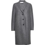 Women Overcoat Pressed Wool Outerwear Coats Winter Coats Grey Harris Wharf London