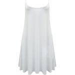 Hvide Skater kjoler i Polyester Uden ærmer Størrelse XL til Damer 