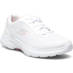 Hvide Skechers GOwalk 6 Low-top sneakers til Damer 