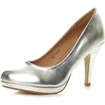 Sølvfarvede Ajvani Højhælede sko Størrelse 39 til Damer 