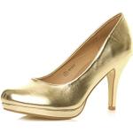 Guldfarvede Ajvani Højhælede sko Størrelse 40 til Damer 