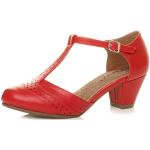 Røde Ajvani Sommer Sandaler med hæl Størrelse 41 til Damer 