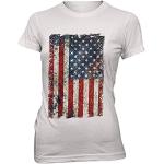 Hvide Vintage t-shirts med USA med korte ærmer Størrelse XL til Herrer 
