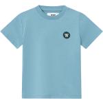 Himmelblå Wood Wood T-shirts Størrelse XL på udsalg 