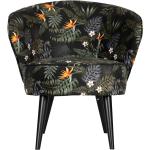 Woood Lænestole i Polyester med Blomstermønster 