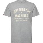 Grå Superdry T-shirts med tryk Størrelse XL 