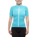 X-Bionic Erwachsene Funktionsbekleidung Biking Lady Effektor Power OW Shirt SH SL Full Zip, Turquoise/White, XS