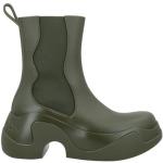 Armygrønne Ankelstøvler i Polyurethane blokhæle Størrelse 41 til Damer på udsalg 