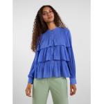 Blå Y.A.S Dameskjorter i Polyester Størrelse XL 
