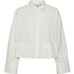 Hvide Y.A.S Langærmede skjorter Med lange ærmer Størrelse XL 