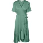 Grønne Midi Y.A.S Wrap kjoler Størrelse XL til Damer 