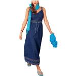 Your Life Your Fashion Women's Denim Dress with Belt Blue - 25 (50) blue