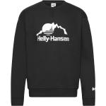 Yu Crew Sweater 2.0 Sport Sweatshirts & Hoodies Sweatshirts Black Helly Hansen