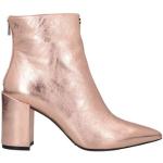 Pinke Zadig & Voltaire Læderstøvler i Læder blokhæle Med lynlåse Størrelse 37 til Damer på udsalg 