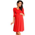 Røde Sommer Aftenkjoler i Jersey Størrelse XL til Damer 