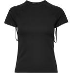 Zip Baby T.interlock Tops T-shirts & Tops Short-sleeved Black Helmut Lang