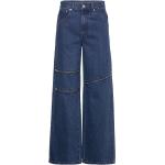 Zip Jeans.indigo1 Bottoms Jeans Wide Blue Helmut Lang